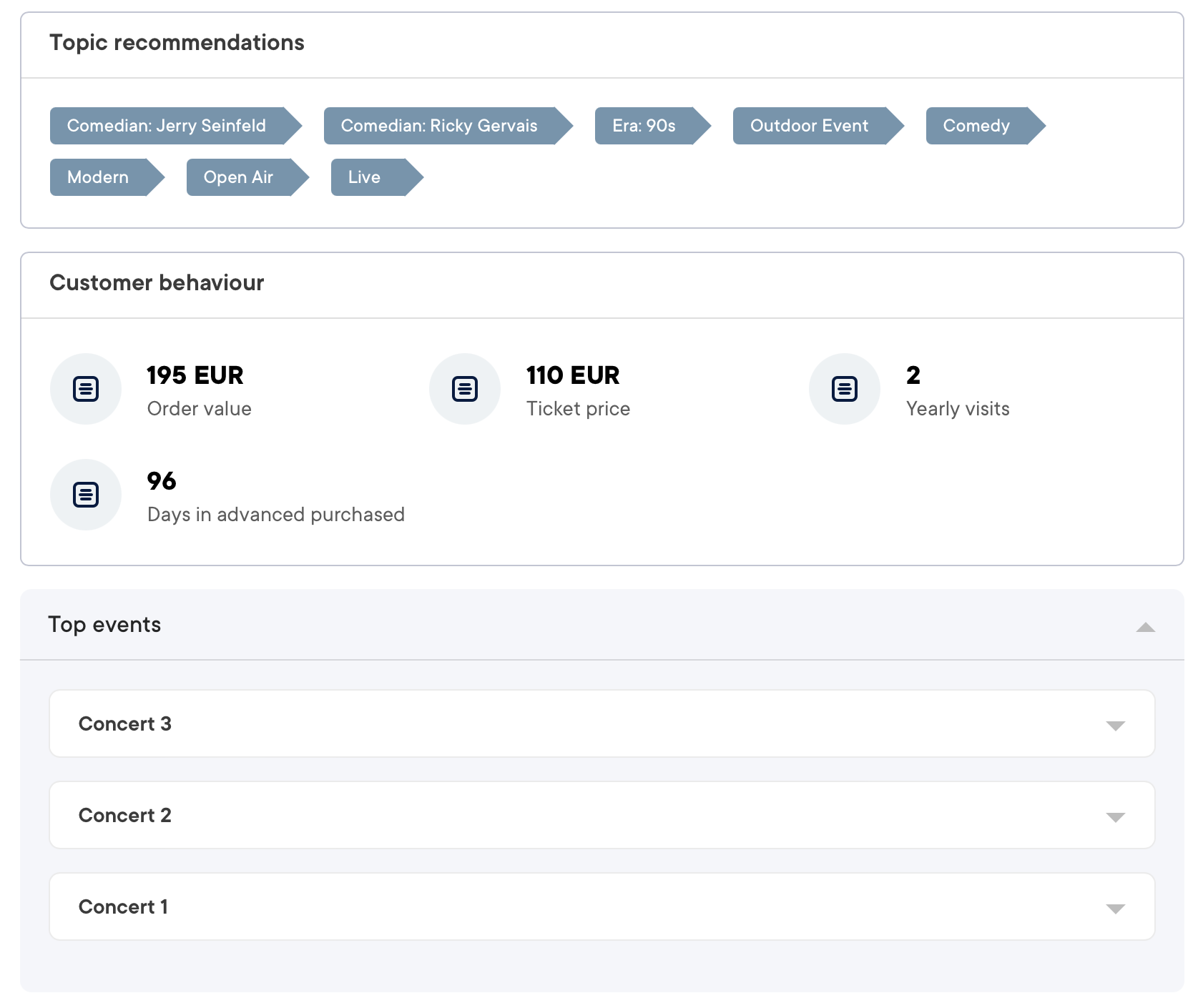 Get audience segments automatically